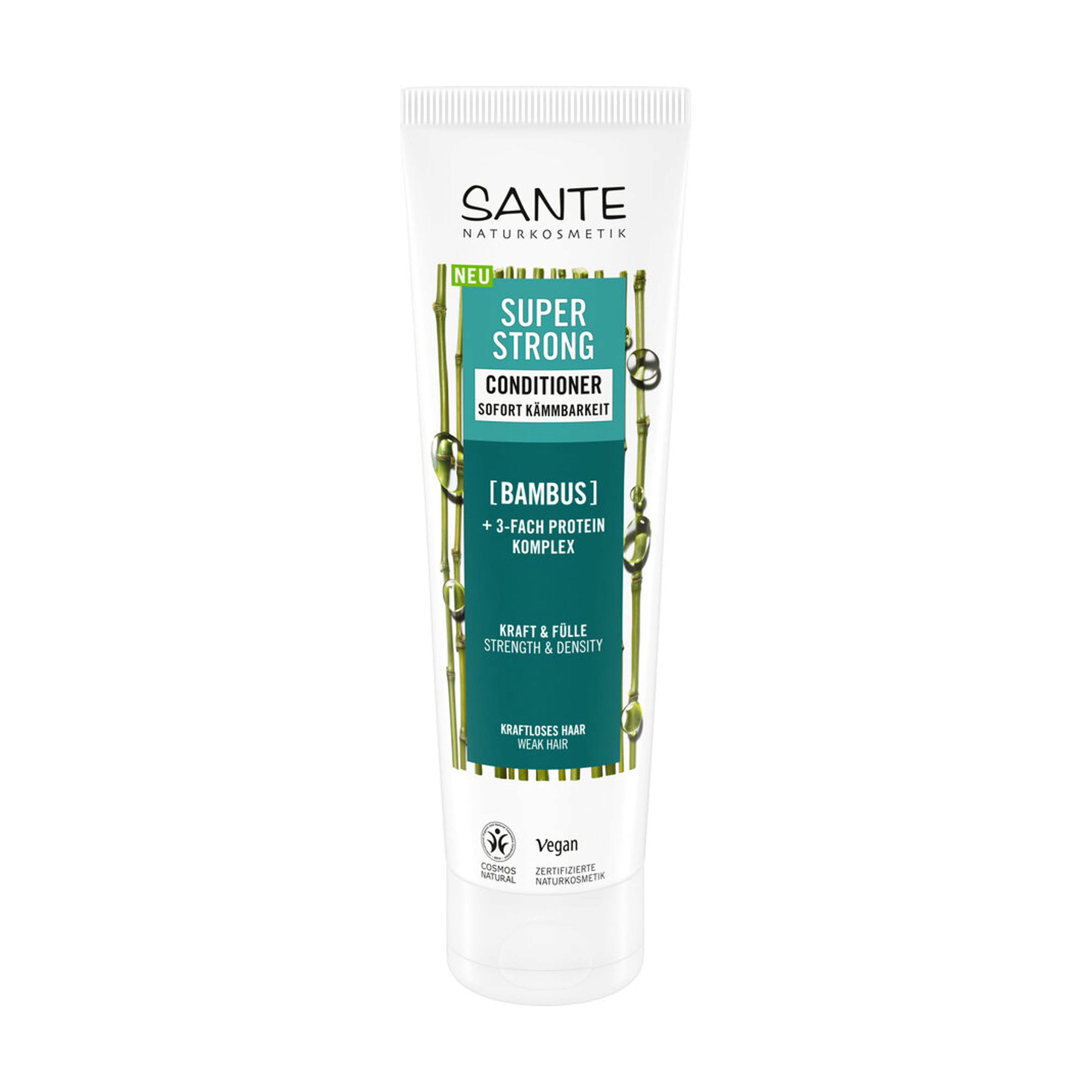Зміцнювальний кондиціонер для волосся Sante Super Strong Conditioner з бамбуком, 150 мл